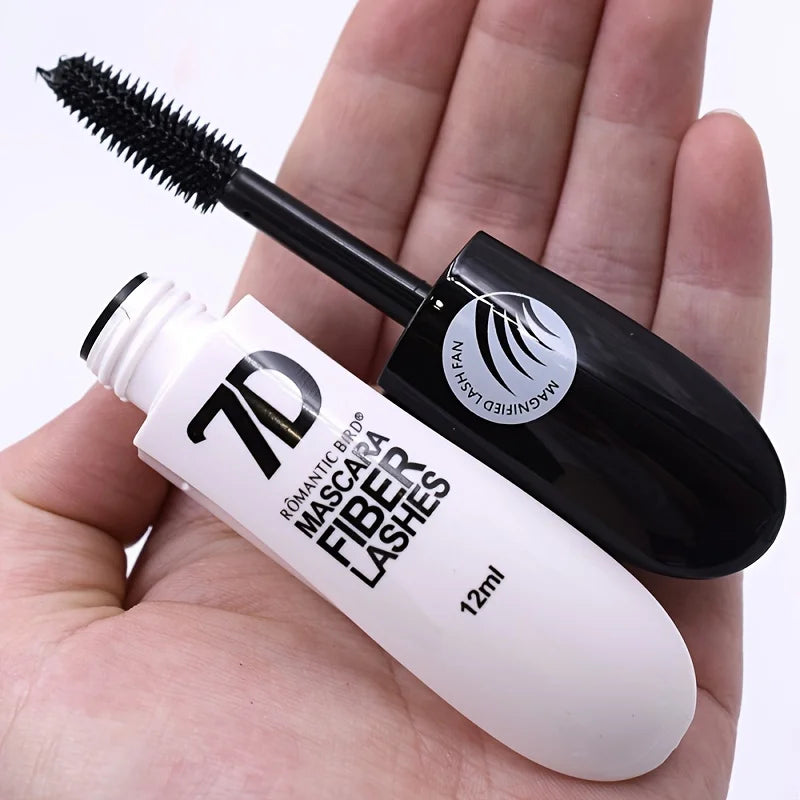 7D Fiber Waterproof Mascara – Long-Lasting Curling Effect – Pack of 1/2/3 Pieces