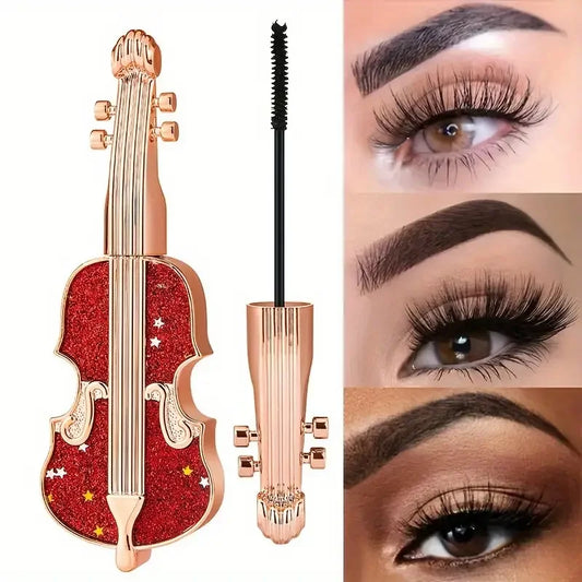 Mascara Violin – Allongeant & Recourbant – Waterproof, Tenue Longue – Brosse Fine