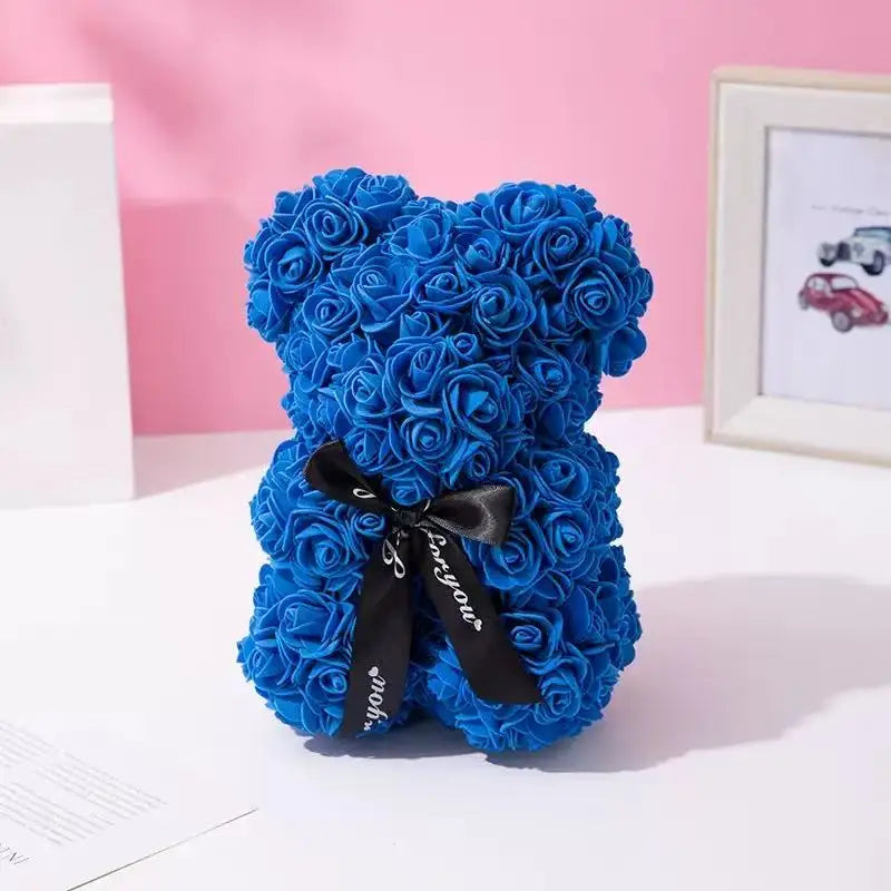 Ours en Roses Artificielles 25 cm 🧸🌹
🎁 Cadeau Romantique avec Boîte – Saint-Valentin & Anniversaire