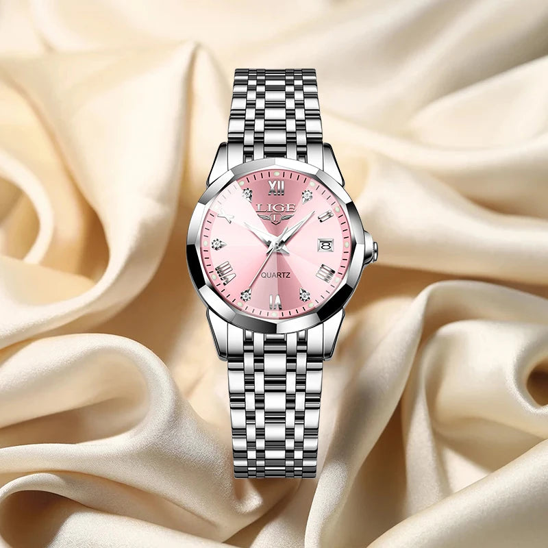 Montre Femme Élégante Ultra-Fine LIGE™ – Acier Inoxydable