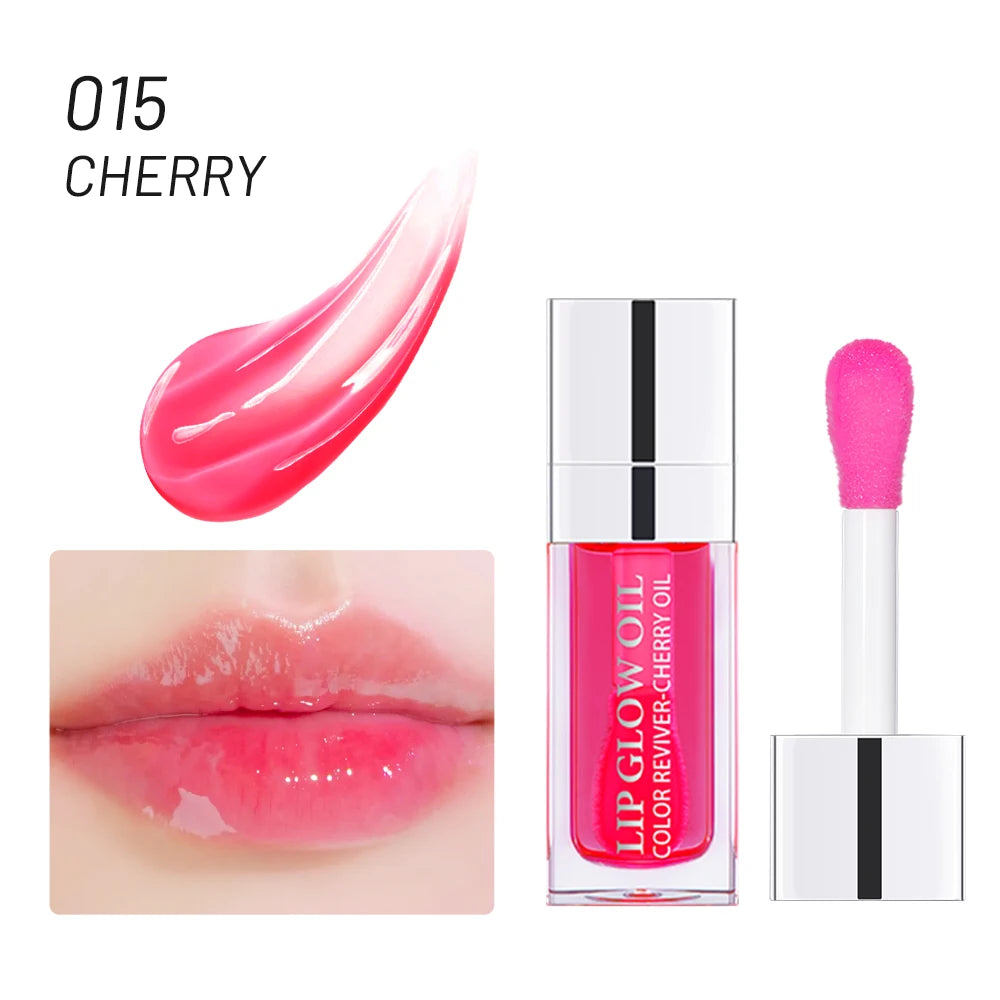 Moisturizing Lip Oil & Plumping Gloss – Pink Exfoliating Lip Care Balm