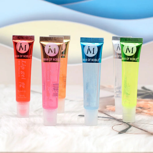 Lot de 6 Lip Gloss Fruité – Gel Transparent Hydratant & Brillant – Maquillage Lèvres Femme