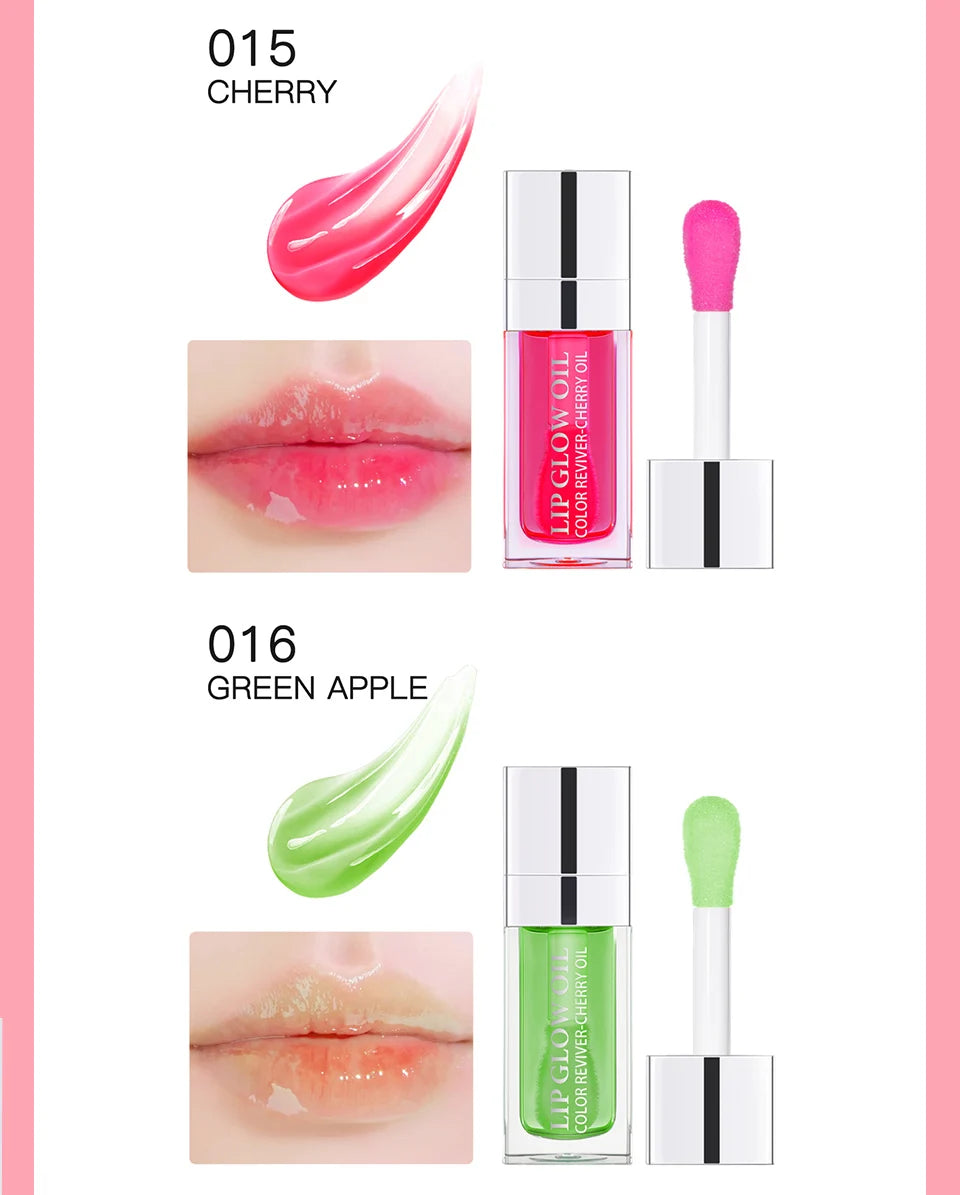 Moisturizing Lip Oil & Plumping Gloss – Pink Exfoliating Lip Care Balm