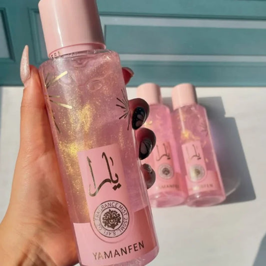 Parfum Spray Femme Quicksand – Rose & Fruits – Déodorant Parfumé Longue Tenue 250 ml