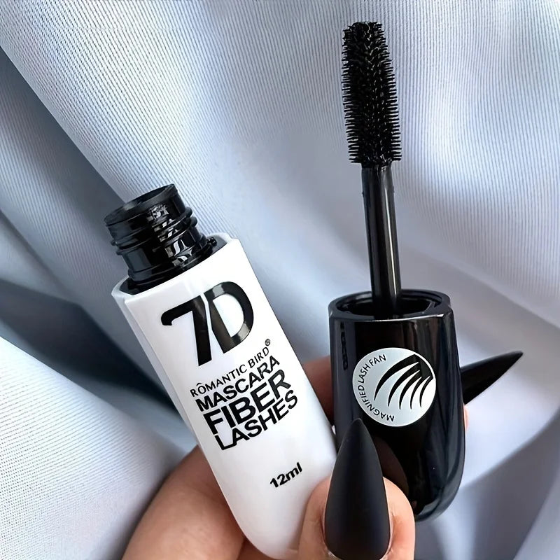 7D Fiber Waterproof Mascara – Long-Lasting Curling Effect – Pack of 1/2/3 Pieces