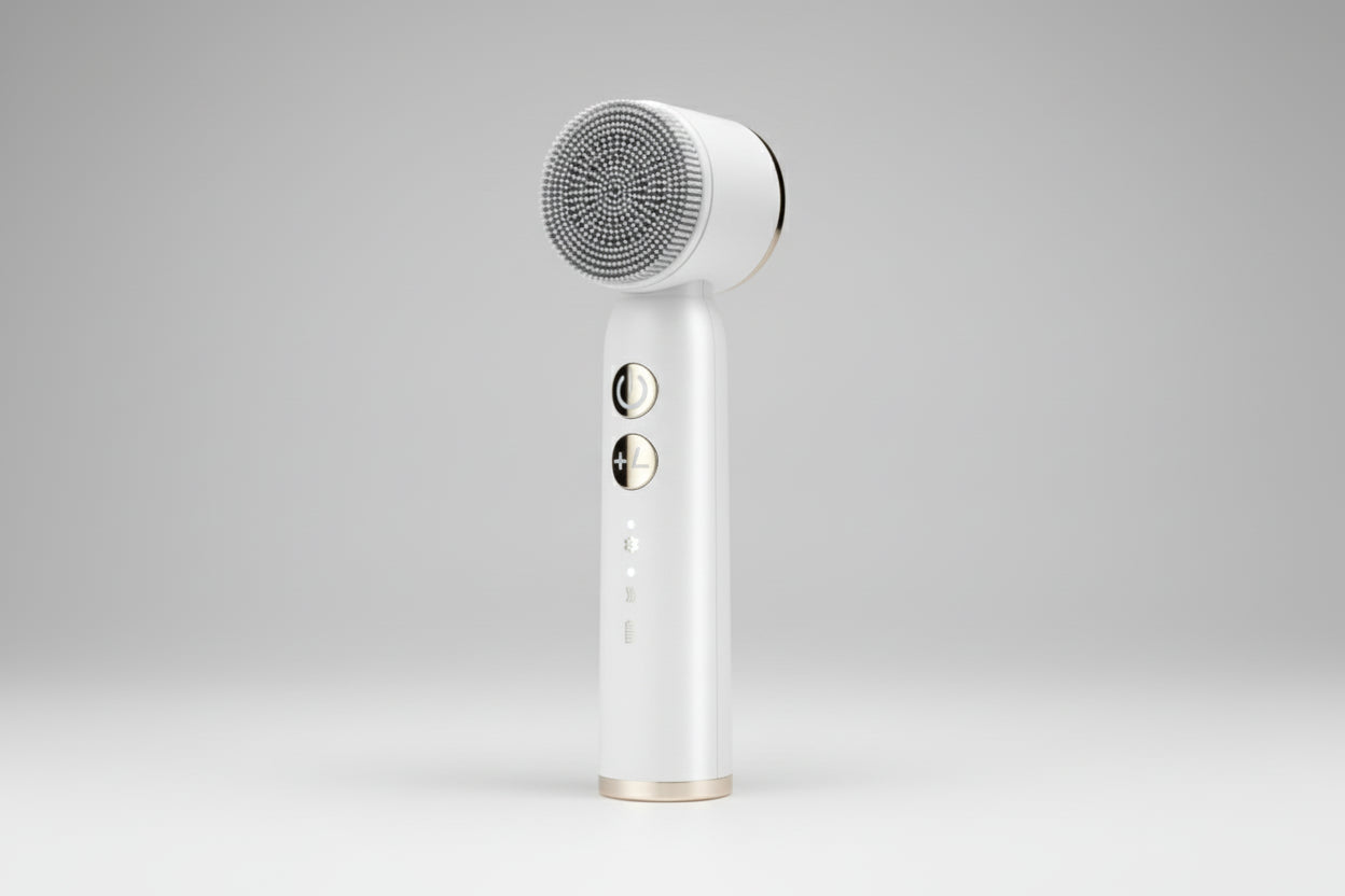Brosse de Nettoyage Électrique Visage IPX6 – Soin Visage 6-en-1 Anti-Acné & Pores