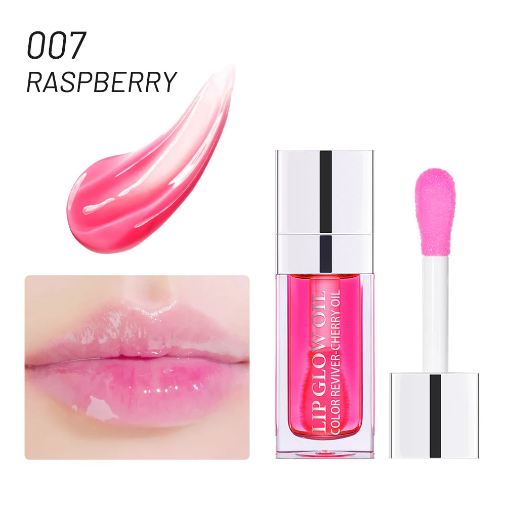 Moisturizing Lip Oil & Plumping Gloss – Pink Exfoliating Lip Care Balm