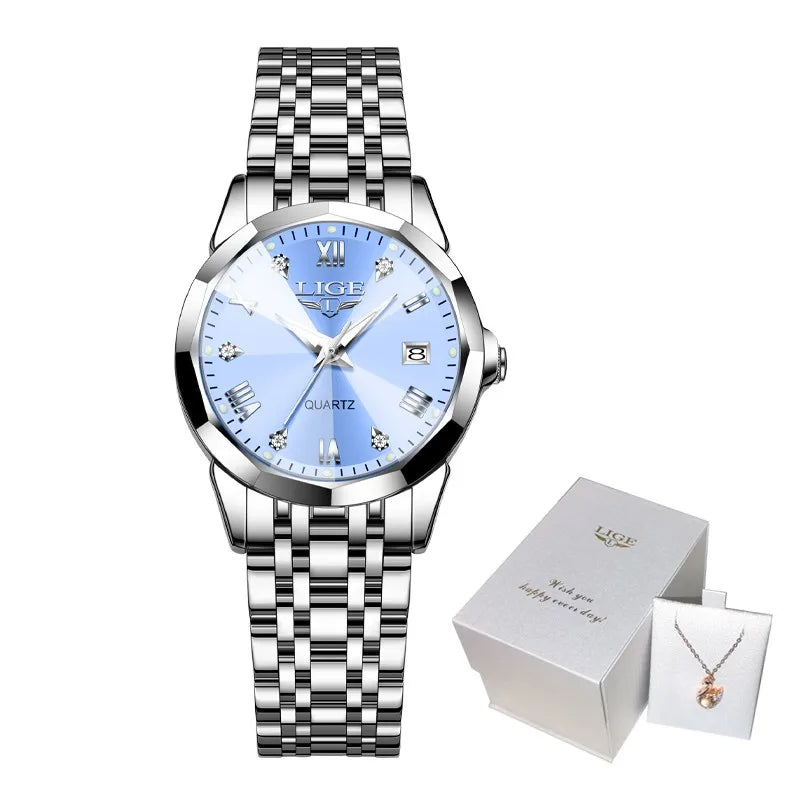 Montre Femme Élégante Ultra-Fine LIGE™ – Acier Inoxydable